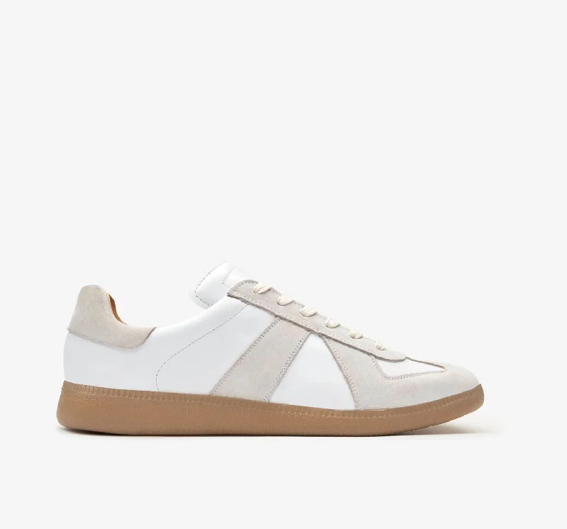 Men's leather loafers with a penny slotGAT | White