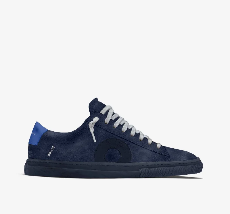 Men's loafers with a contrast stitching detailLow 1 | Marine