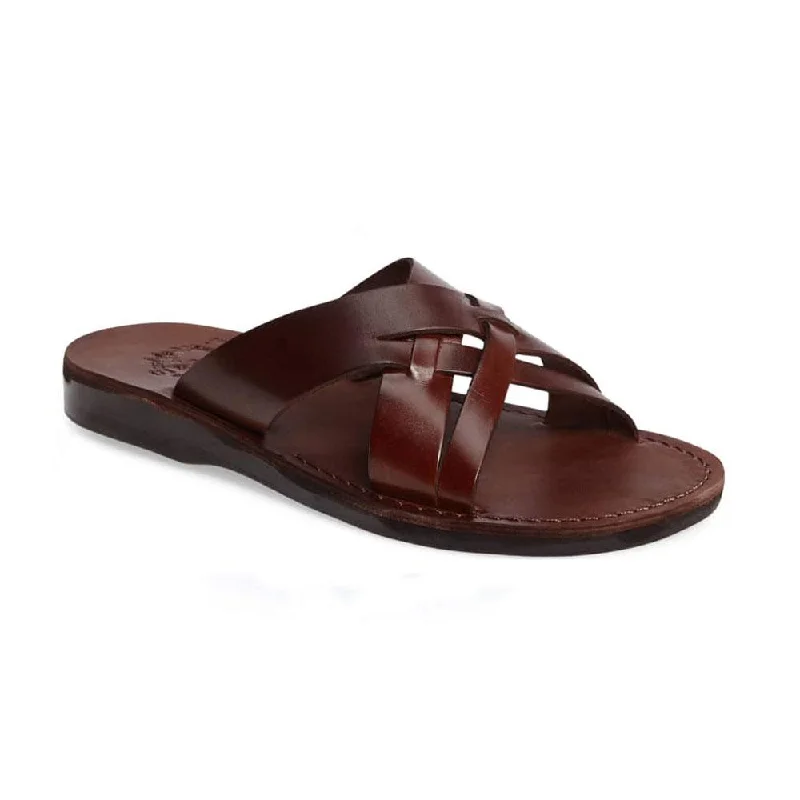 Men's sandals with a buckle closureMen's sandals with a buckle closureJesse - Leather Woven Strap Sandal | Brown Men's sandals with a buckle closureMen's sandals with a buckle closureJesse - Leather Woven Strap Sandal | Brown