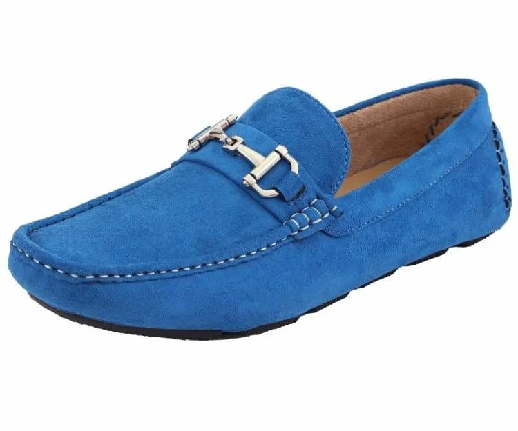 Men's loafers with a stretchy side panel for a better fitWalken Pool Blue