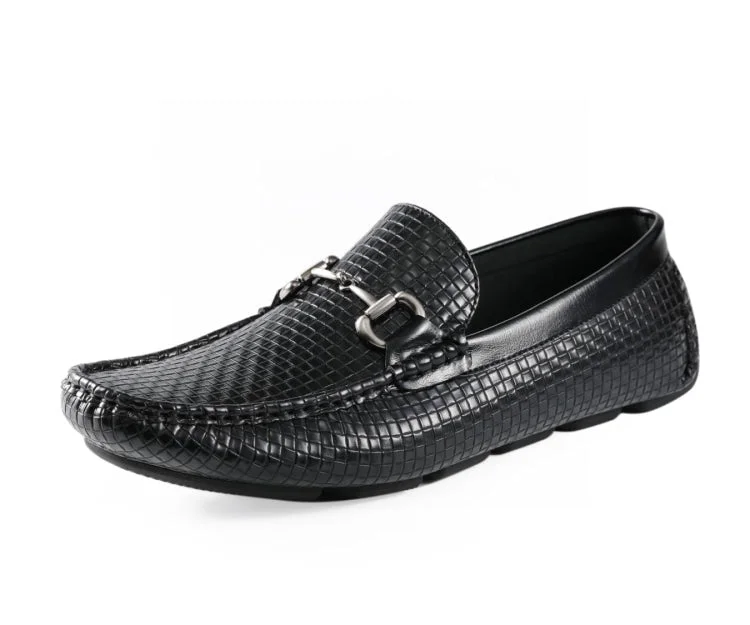 Men's loafers with a flexible sole for easy movementAmerigo Black
