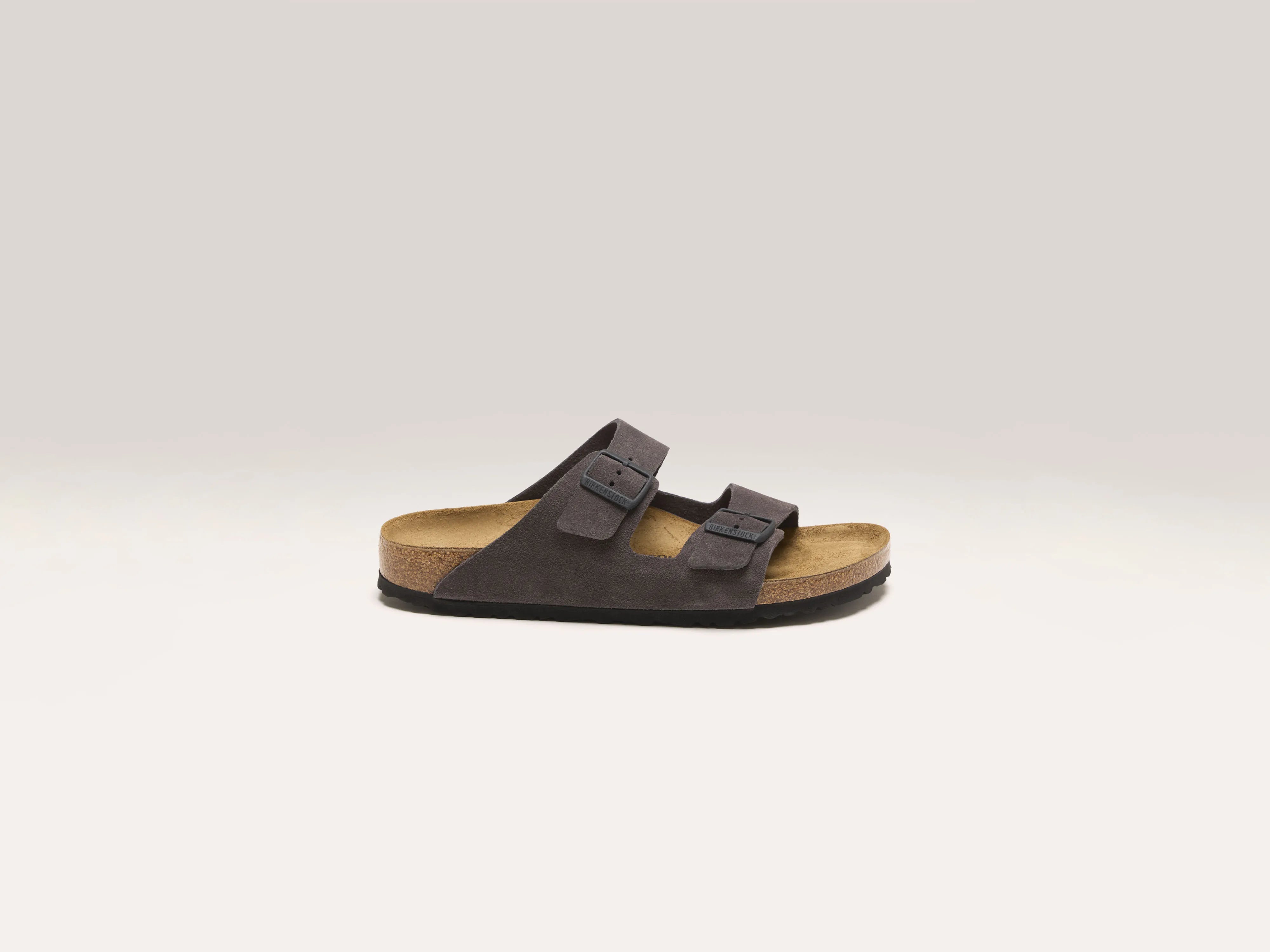 Men's sandals with a stretchy strap for a better fitArizona Suede Leather For Men (242 / M / DARK GREY)