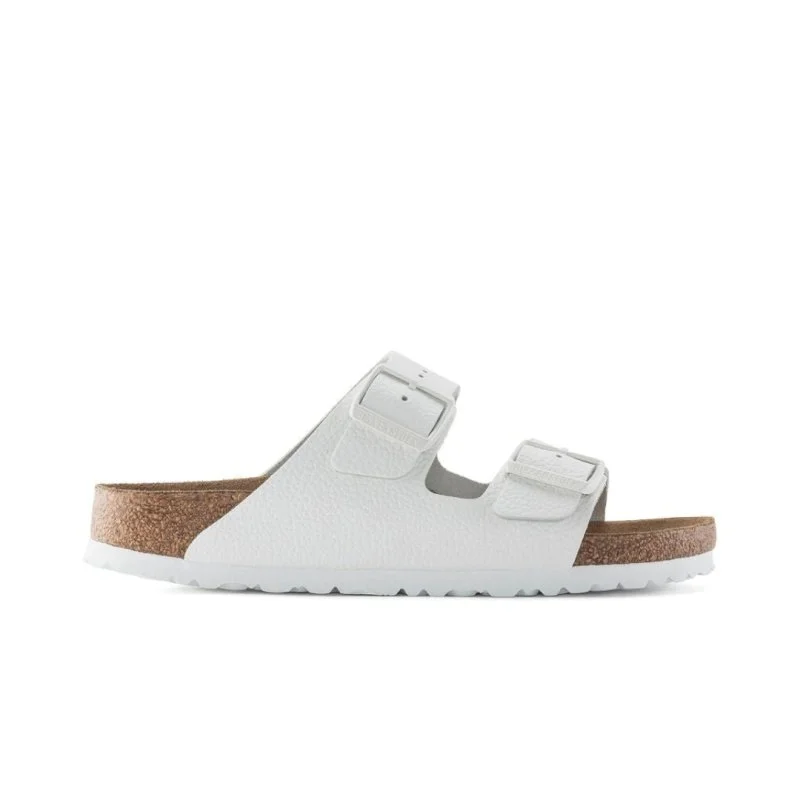 Men's sandals in a neutral color like black or brownBirkenstock Arizona Soft Footbed - White Leather