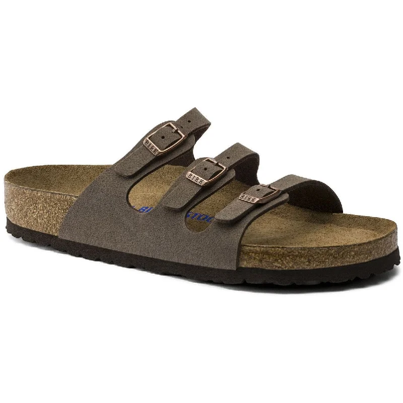Men's sandals with a buckle closureFlorida Soft Footbed Birko-Flor Nubuck - Regular Men's sandals with a buckle closureFlorida Soft Footbed Birko-Flor Nubuck - Regular