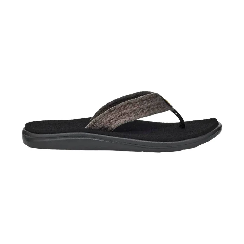 Men's sandals with a rubber sole for tractionTeva Men's Voya Canvas Flip Flop - Drizzle