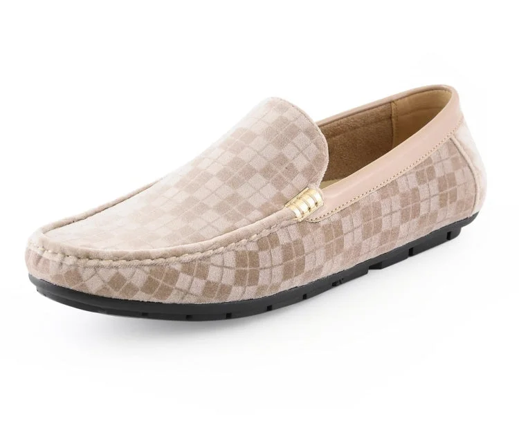 Men's loafers with a contrast stitching detailJace Beige