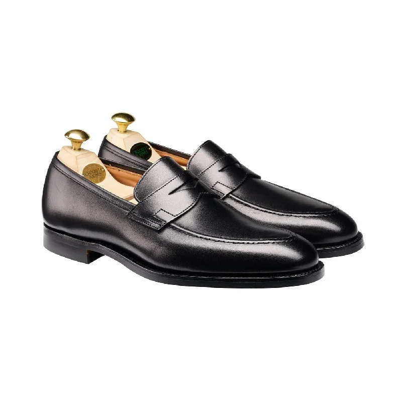Men's loafers with a removable insole for cleaningSydney Black Calf (City Sole)