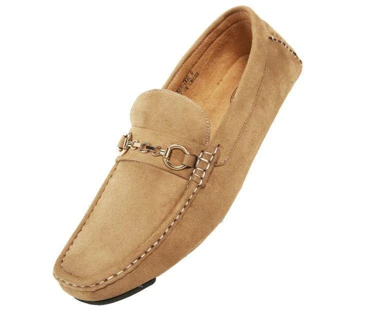 Men's loafers with a pointed toe for a stylish appearanceEcker Tan