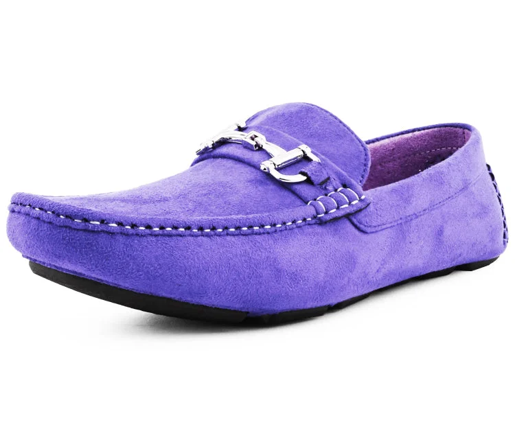 Men's leather loafers with a penny slotWalken Lavender
