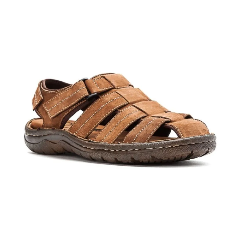 Men's sandals with a removable insole for cleaningPropet Men's Jospeh - Brown