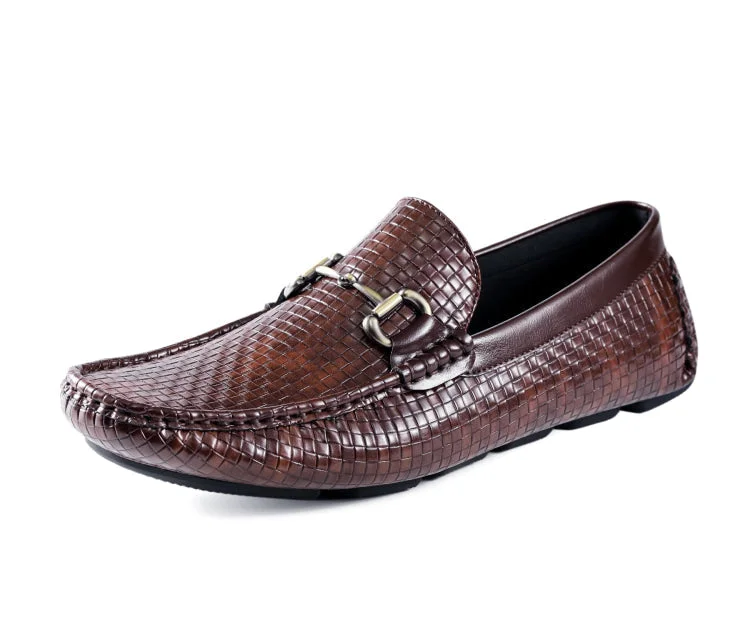 Slip - on men's loafers for easy wearAmerigo Cognac