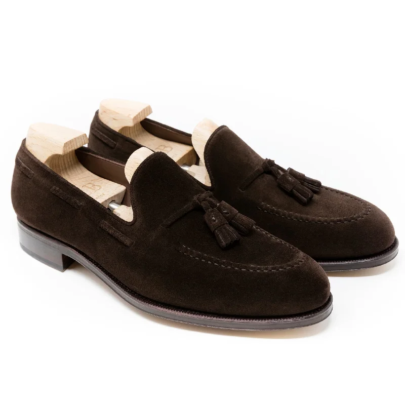 Men's loafers with a leather lacing systemLANCASTER