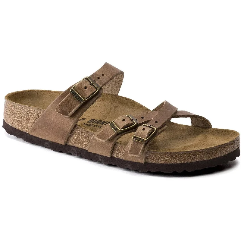 Men's sandals with a decorative buckle or charmWomens Franca Oiled Leather - Regular
