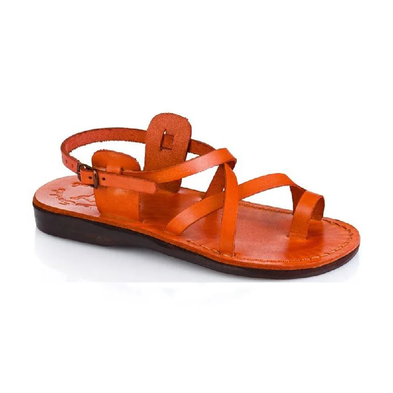 Men's sandals with a pointed toe for a stylish lookThe Good Shepherd Buckle - Leather Toe Loop Sandal | Orange Men's sandals with a pointed toe for a stylish lookThe Good Shepherd Buckle - Leather Toe Loop Sandal | Orange