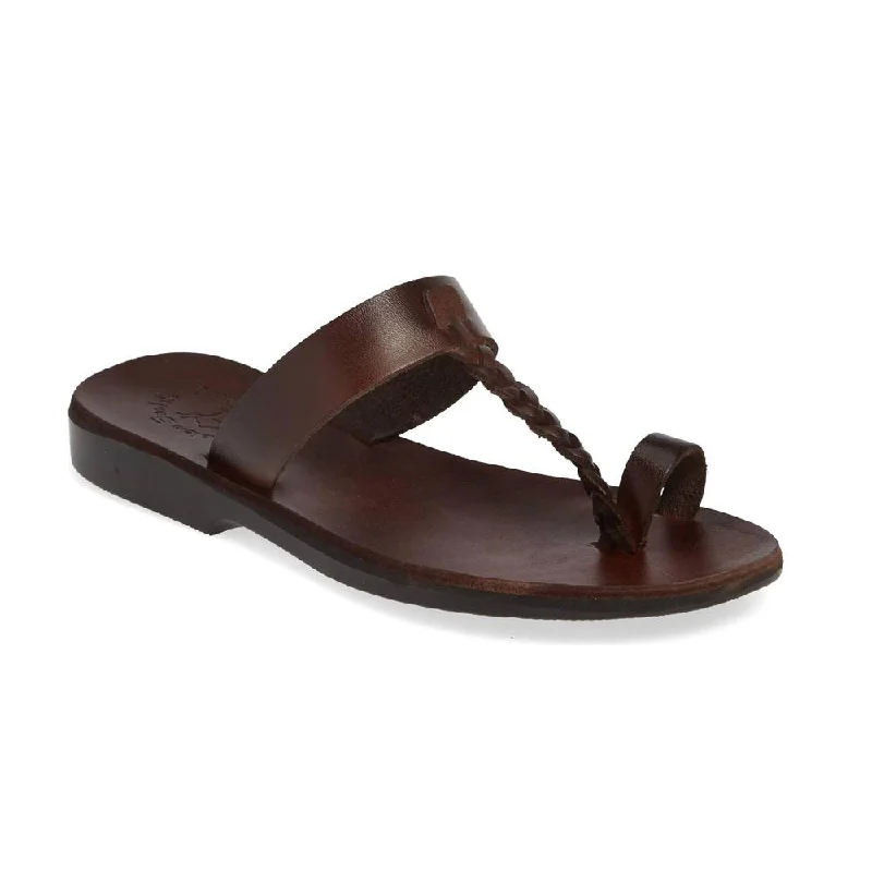 Men's sandals with a flexible sole for easy movementAra - Braided Leather Sandal | Brown Men's sandals with a flexible sole for easy movementAra - Braided Leather Sandal | Brown
