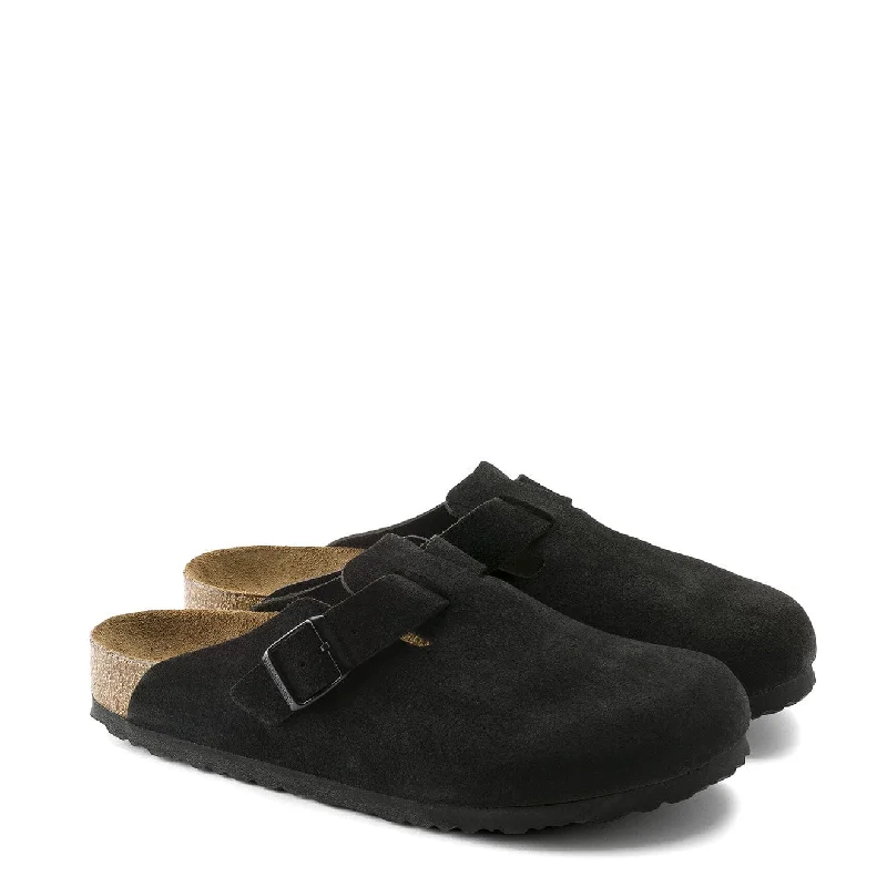 Men's sandals with a shock - absorbing insoleMen's sandals with a shock - absorbing insoleBirkenstock Boston SFB VL Regular Sandal Black Men's sandals with a shock - absorbing insoleMen's sandals with a shock - absorbing insoleBirkenstock Boston SFB VL Regular Sandal Black