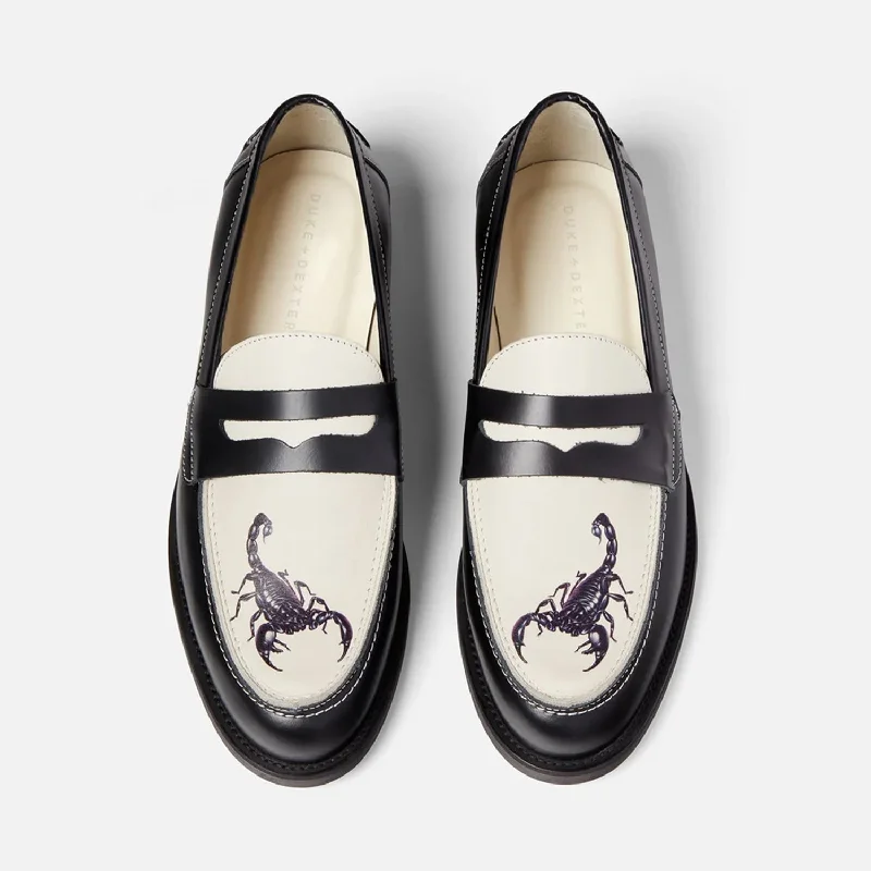 Men's loafers in a neutral color like black or brownWilde Scorpion Penny Loafer - Men's Men's loafers in a neutral color like black or brownWilde Scorpion Penny Loafer - Men's