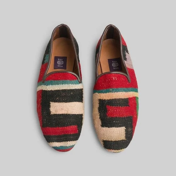 Men's leather loafers with a penny slotMen's Kilim Loafer Size 7