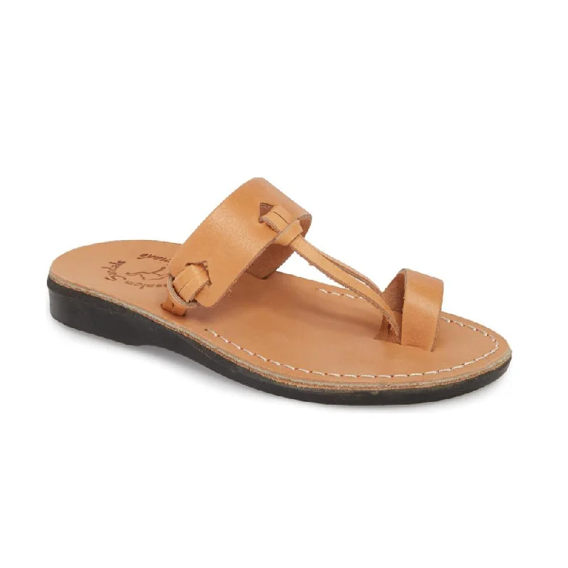 Men's sandals with a flexible sole for easy movementDavid - Natural Leather Sandal | Tan Men's sandals with a flexible sole for easy movementDavid - Natural Leather Sandal | Tan