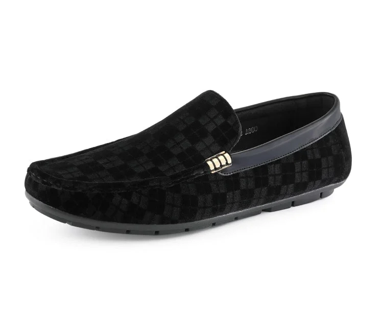 Men's loafers with a decorative buckleJace Black