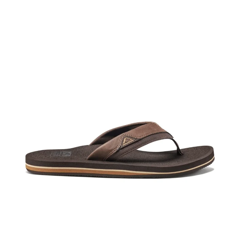 Men's sandals with a leather lining for comfortReef Men's Cushion Dawn - Brown
