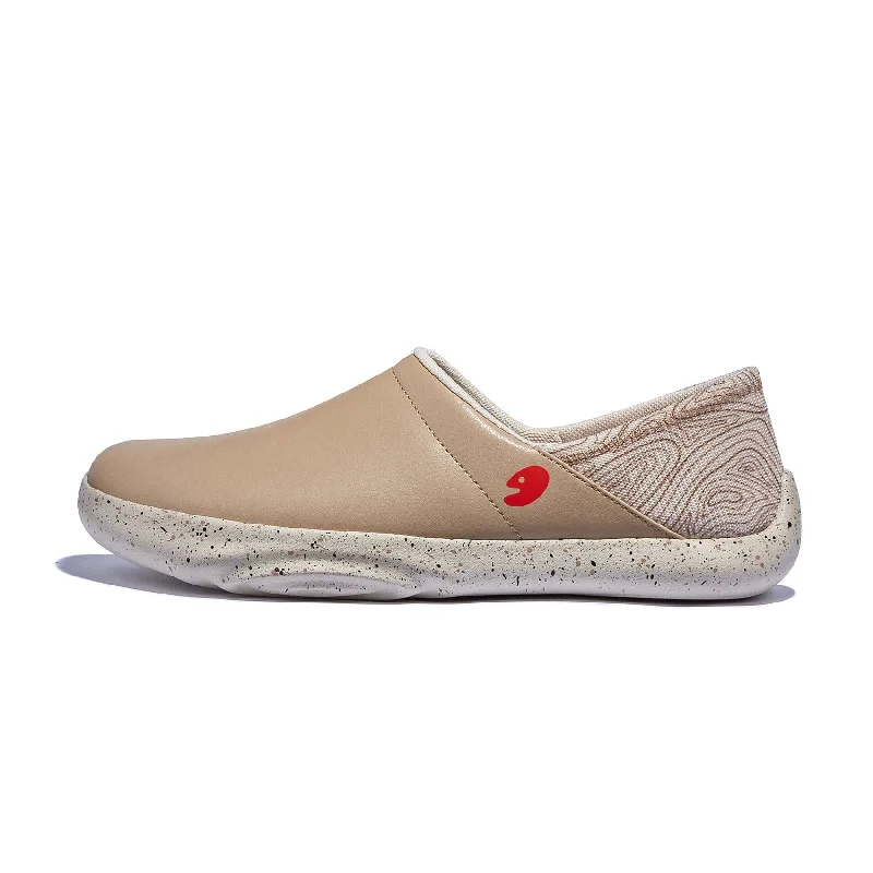 Men's loafers with a memory foam insoleCork Yellow Mojacar II Men
