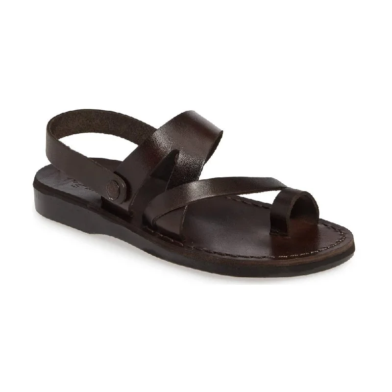 Men's sandals with a leather lining for comfortBenjamin - Leather Slingback Sandal | Brown Men's sandals with a leather lining for comfortBenjamin - Leather Slingback Sandal | Brown