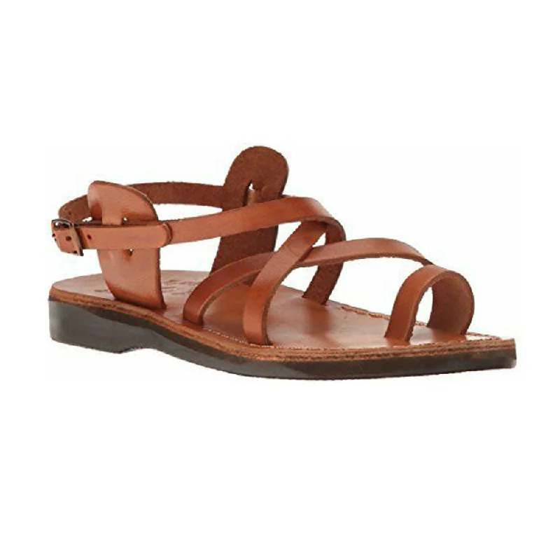 Men's sandals with a padded heelThe Good Shepherd Buckle - Leather Toe Loop Sandal | Honey Men's sandals with a padded heelThe Good Shepherd Buckle - Leather Toe Loop Sandal | Honey