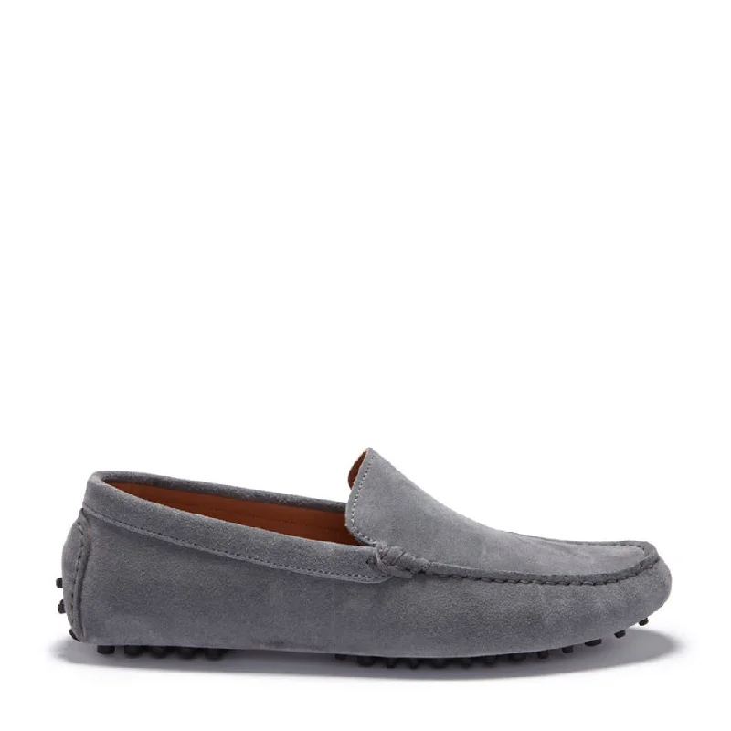 Men's loafers with a tassel front for a classic lookDriving Loafers, slate grey suede