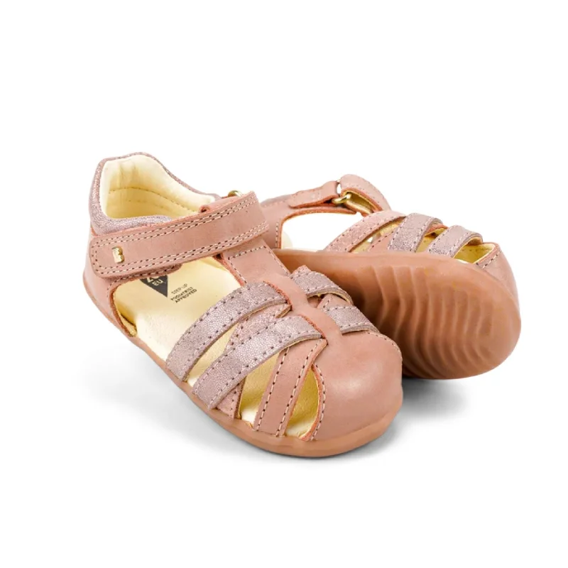 Men's sandals with a contrast stitching detail Rose Cross Jump Sandals Step Up