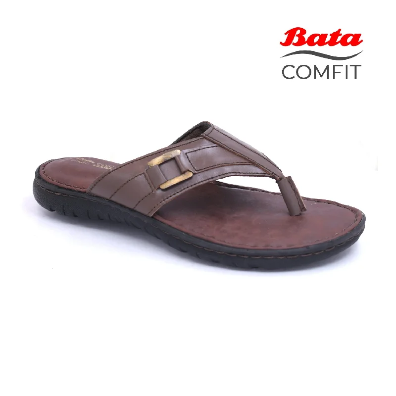 Men's slippers with a wool blend upper for warmth Bata Comfit - Men