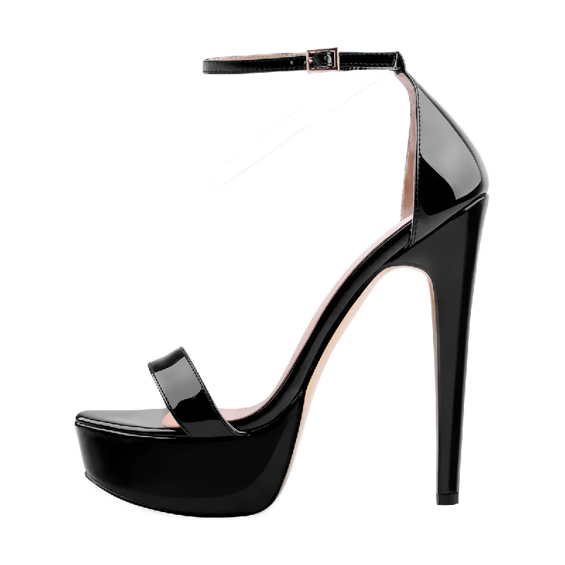 Men's sandals with a durable outer sole Ankle Strap Platform Stiletto Single Band Sandals Men's sandals with a durable outer sole Ankle Strap Platform Stiletto Single Band Sandals