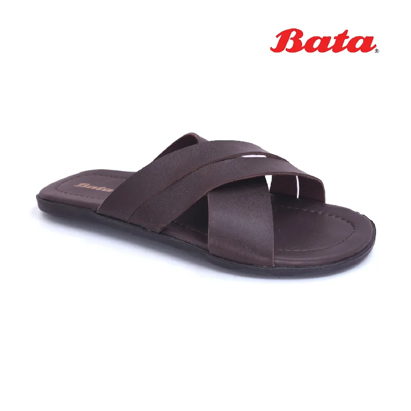Men's slippers with a Velcro closure for easy on and off Bata - Men