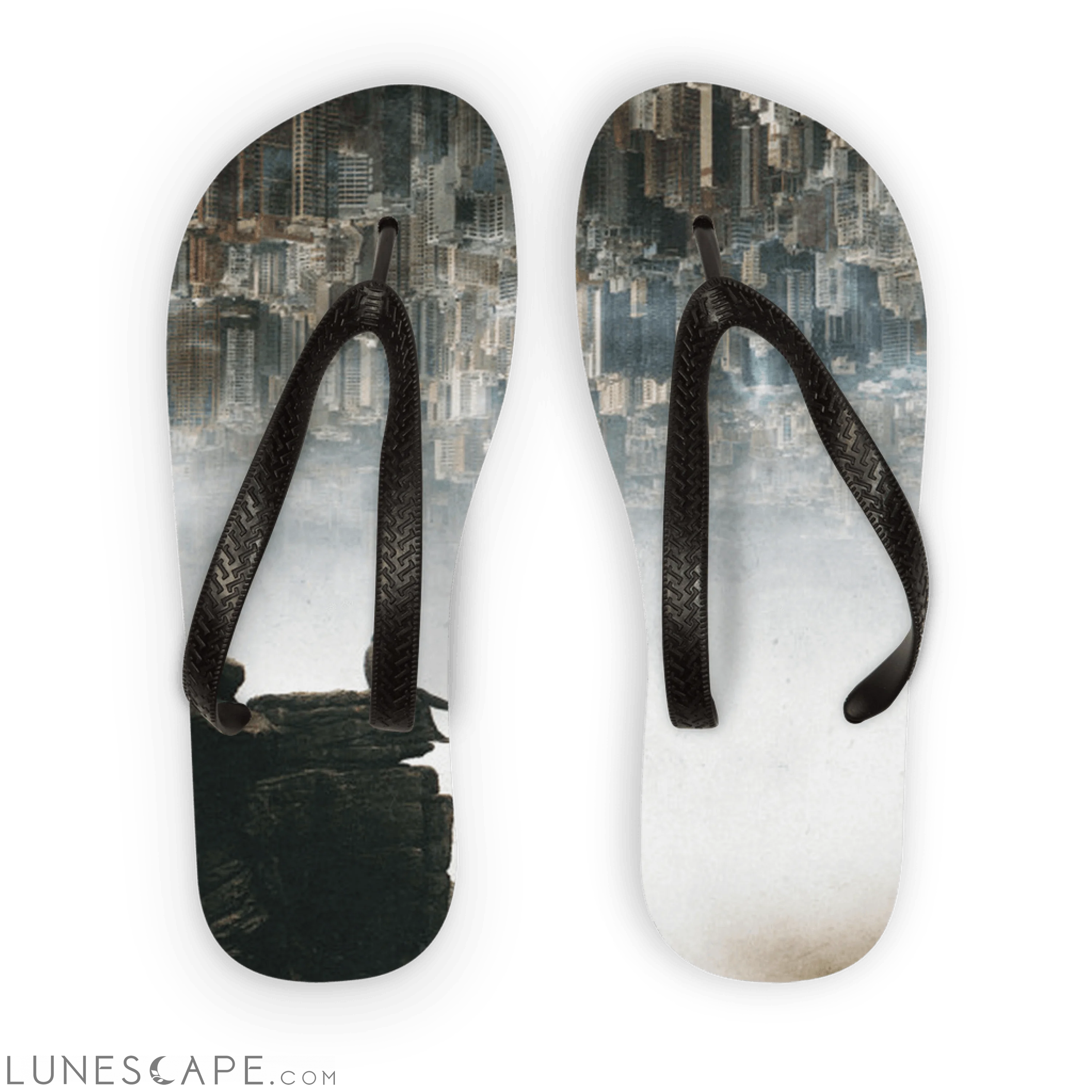 Men's sandals with a rubber sole for traction Between The Haze Adult Flip Flops