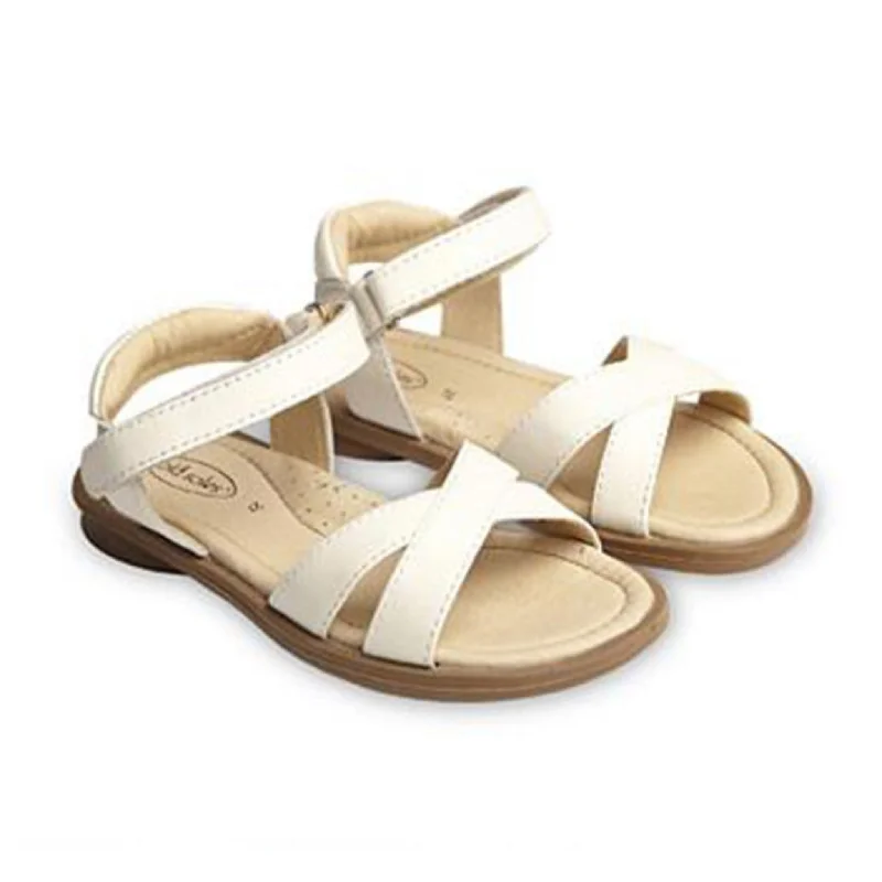 Men's sandals with a decorative buckle or charm Sienna Sandals - White