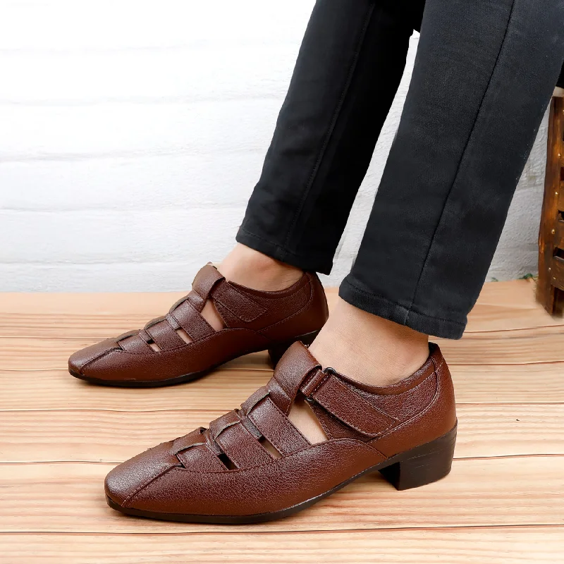 Men's sandals with a cushioned footbed Bxxy Men's Height Increasing Formal Roman Sandals Men's sandals with a cushioned footbed Bxxy Men's Height Increasing Formal Roman Sandals