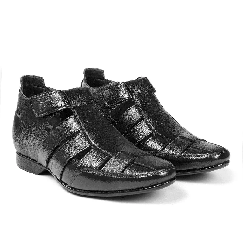 Men's sandals with a shock - absorbing insole BXXY 3 Inch (7.6 cm) Hidden Height Increasing Casual Roman Sandals for Men Men's sandals with a shock - absorbing insole BXXY 3 Inch (7.6 cm) Hidden Height Increasing Casual Roman Sandals for Men