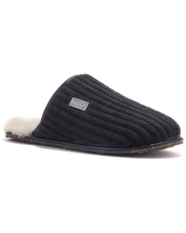 Men's slippers with a rubber sole for outdoor use Australia Luxe Collective Closed Mule Leather Slipper