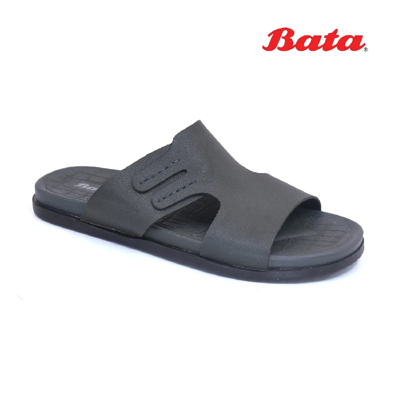 Men's slippers with a stretchy side panel for a better fit Bata - Men