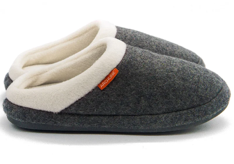 Leather men's slippers with a mule style Archline Mens Slip On Comfortable Orthotic Slippers Leather men's slippers with a mule style Archline Mens Slip On Comfortable Orthotic Slippers
