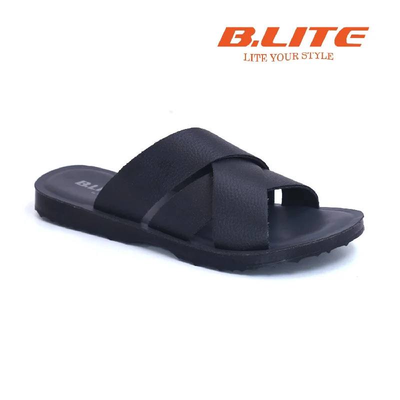 Men's slippers with a leather sole for a classic look B-Lite - Men
