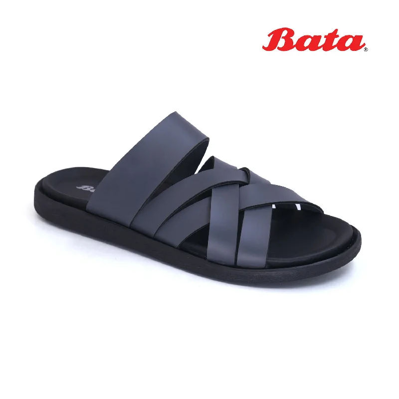 Men's plush slippers with a faux fur lining Bata - Men