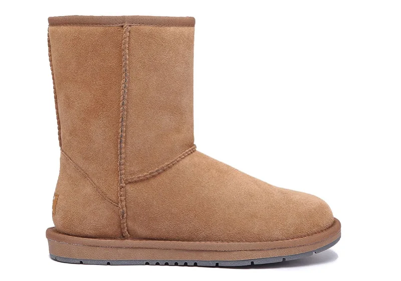 Slipper - boot style men's slippers for cold feet UGG Australian Shepherd Unisex Short Classic Suede Ugg Boots