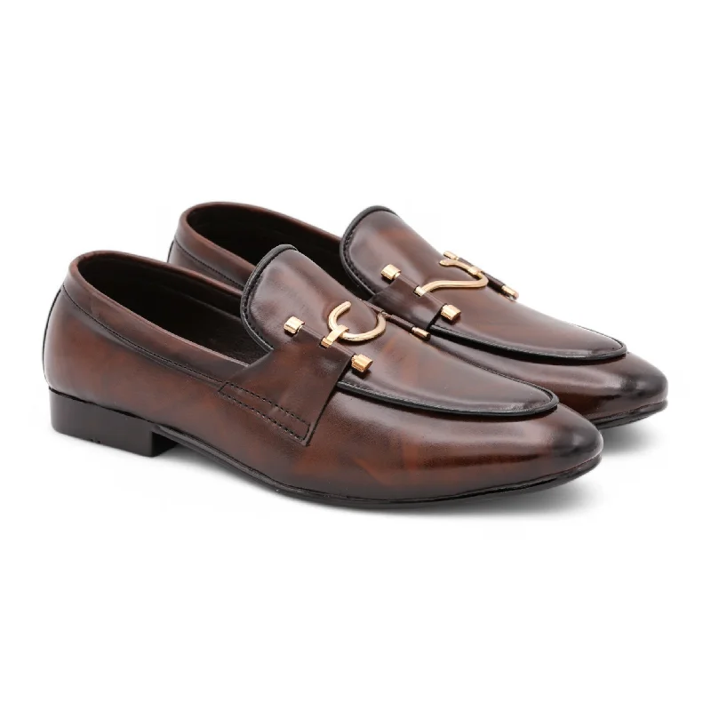 Men's slippers in a warm color like red or brown SS9292 men shoes