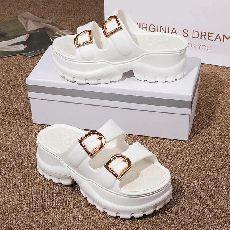 Men's slippers with a padded collar for comfort Dual strap comfy