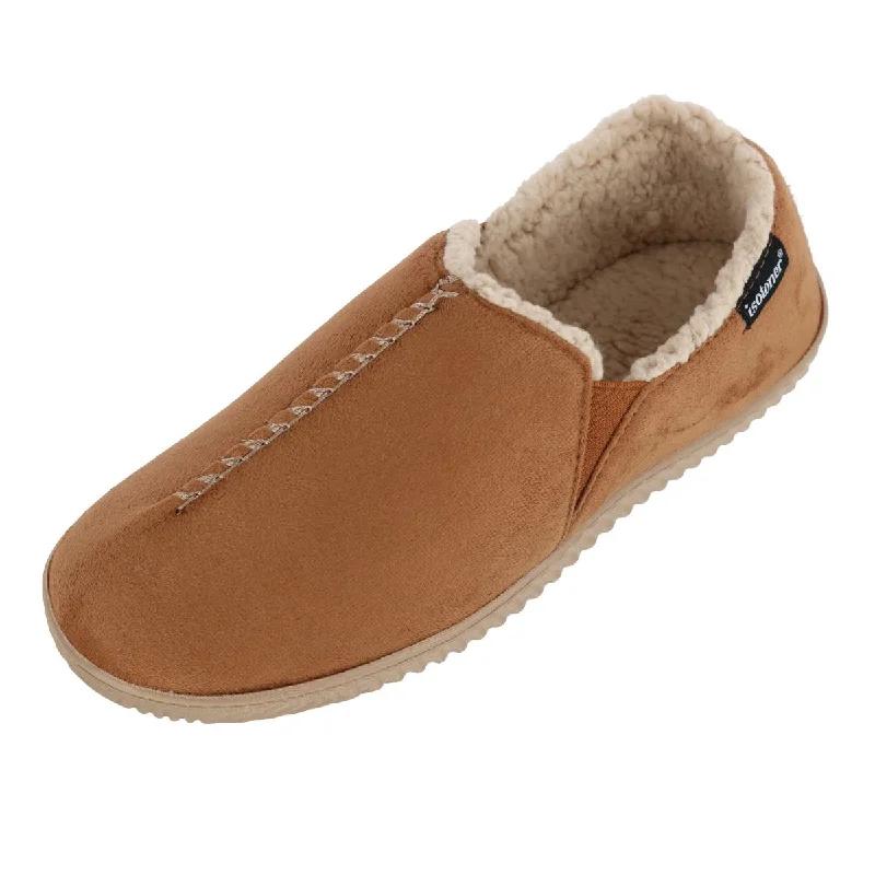 Men's slippers with a logo patch on the side Men's Recycled Microsuede Liam Closed Back Slipper