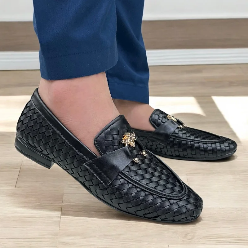 Men's slippers with a leather sole for a classic look Bee4091 men shoes