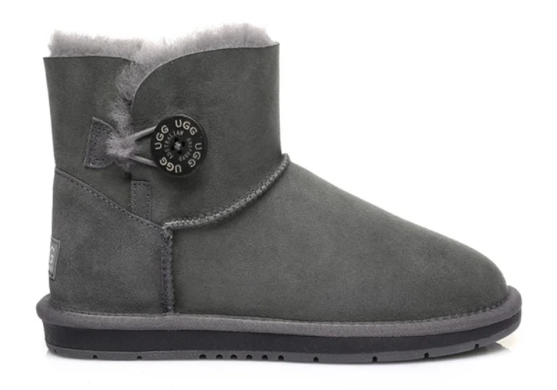 Men's slippers with a memory foam insole UGG Australian Shepherd Unisex Mini Button Ugg Boots
