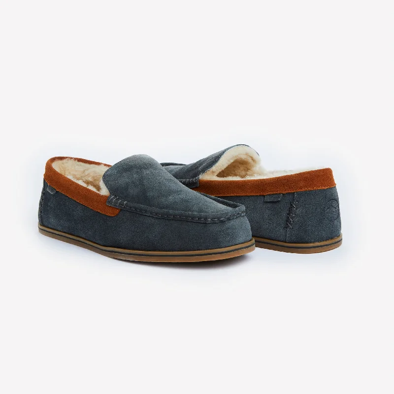 Men's slippers with a padded collar for comfort Men's Hacienda | Pewter