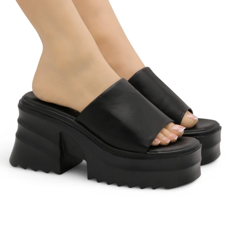 Slipper - boot style men's slippers for cold feet L35974 block heel